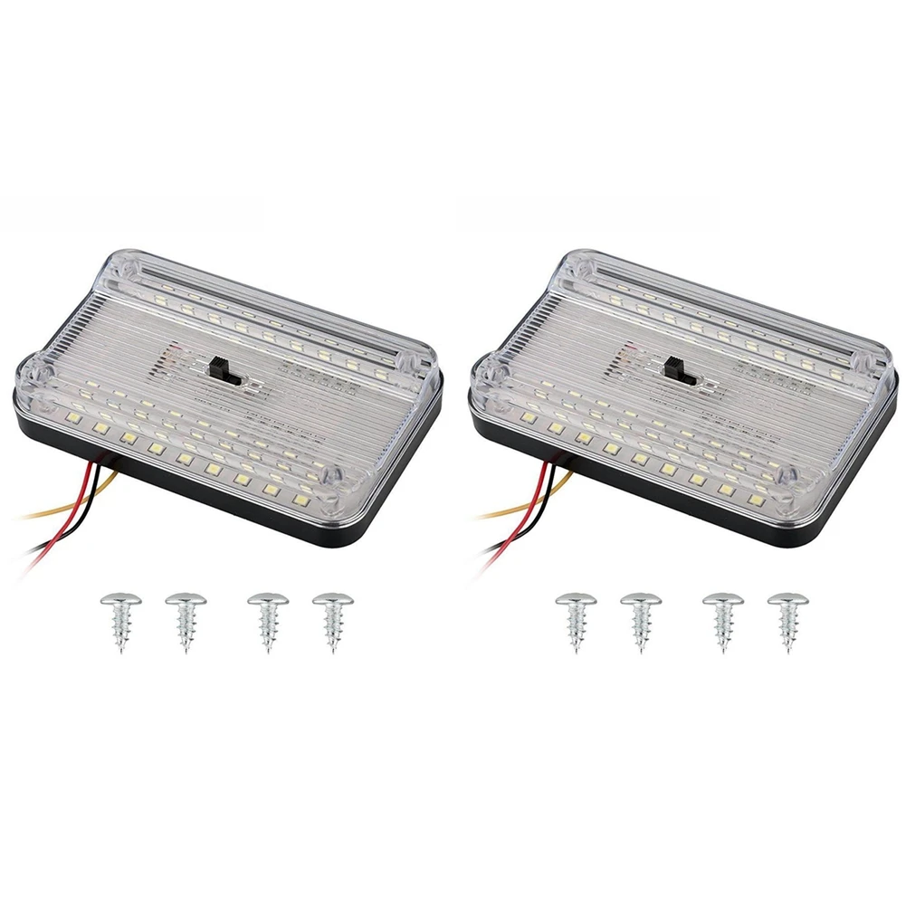 

2x Внутренняя деталь автомобиля, светодиодный потолочный светильник с 36 лампами для чтения