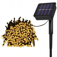 8 modes 22 meters 200 lights solar light string starry led lights outdoor lights with christmas decoration lights