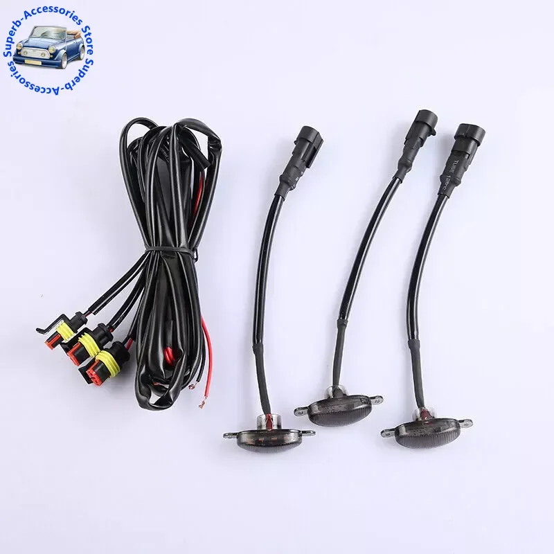 Дымовая передняя решетка белый светодиодный светильник в стиле Raptor для Toyota RAV4