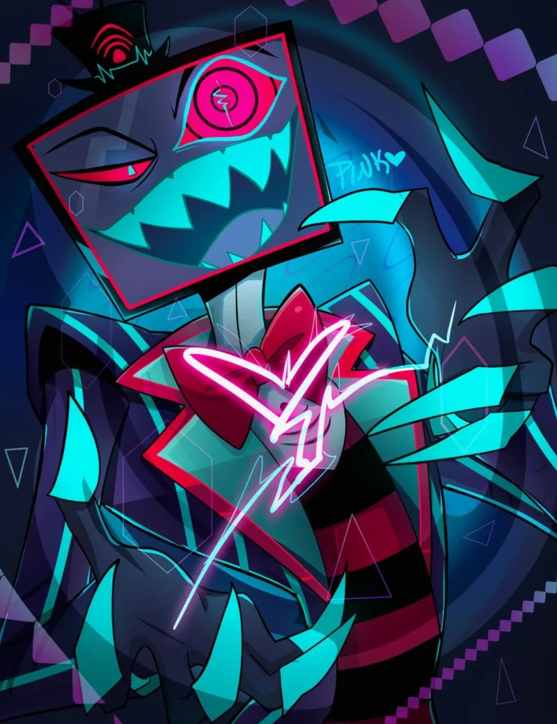 Печать на холсте Аниме Alastor H-Hazbin H-Hotels