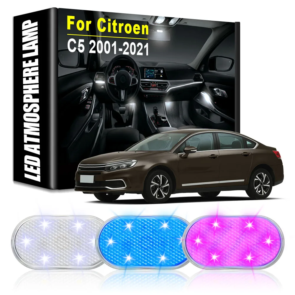 

Car LED Atmosphere Lights Rechargeable Touch led Lamps Car Interior Light Auto Goods Car Accessories for Citroen C5 2001-2021