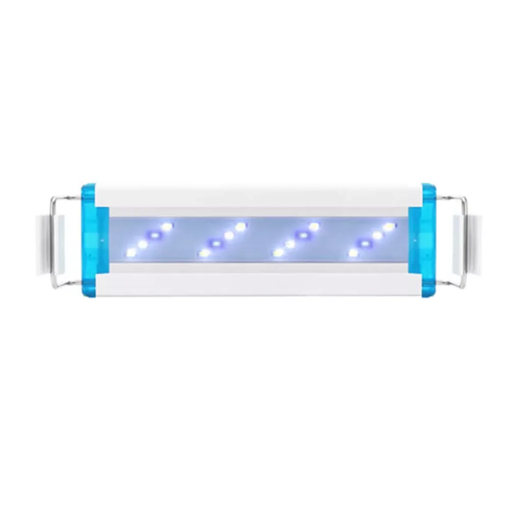 

2022NEW US EU Plug Fish Luminaire Aquarium Light Adjustable Plant White Blue Lighting Slim Waterproof Supplies AC 90-260V