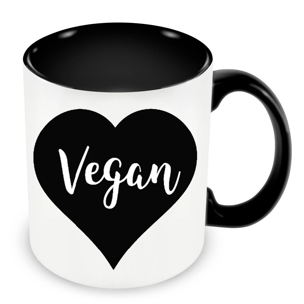 

Vegan Cup Cafe Caffeine Cocoa Coffee Mugs Tea Mugen Vegetarian Gifts Home Decal Milk Tableware Coffeeware Teaware Beer Drinkware