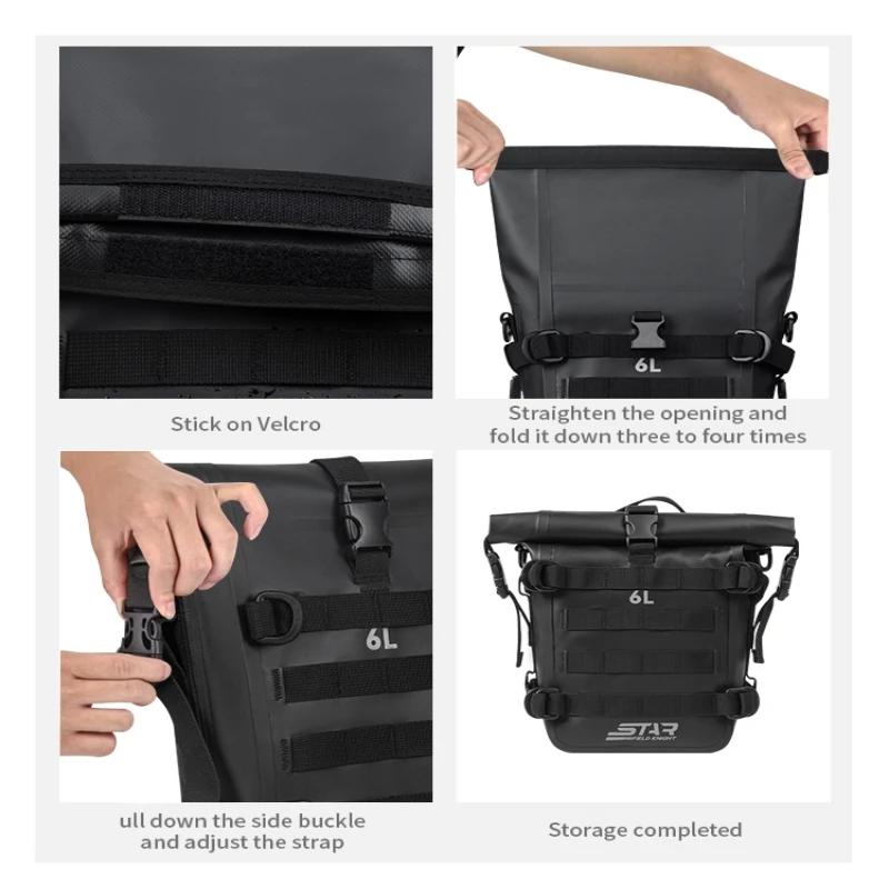 SFK Сумка для хранения инструментов езды на мотоцикле 6л Водонепроницаемая сумка