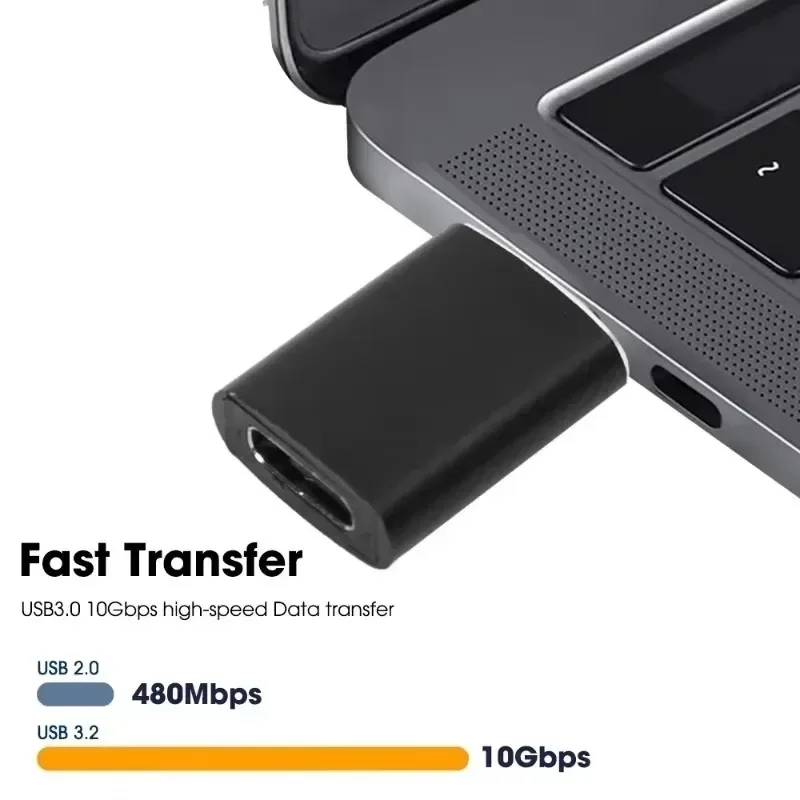USB 3.2 Type-C 10 Гбит/с OTG адаптер типа C папа на мама преобразователи для Macbook Xiaomi Samsung USBC