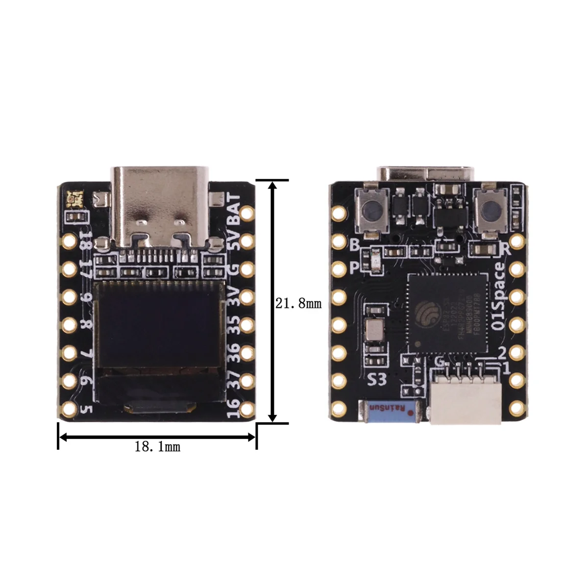 

ESP32 S3 Development Board with 0.42 Inch OLED LCD RISC-V WiFi Bluetooth Supports for Arduino and Micropython