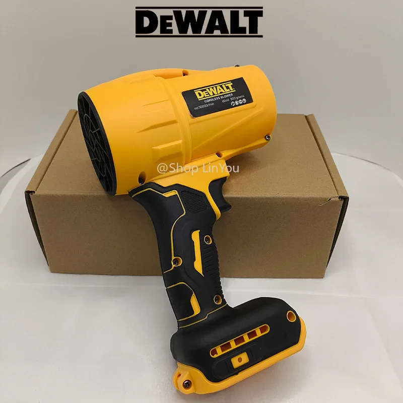 Фото Беспроводной турбовентилятор Dewalt 30000 об/мин, ручной мощный вентилятор-сушилка, 20В, перезаряжаемый инструмент для сдувания пыли (без аккумулятора) №3