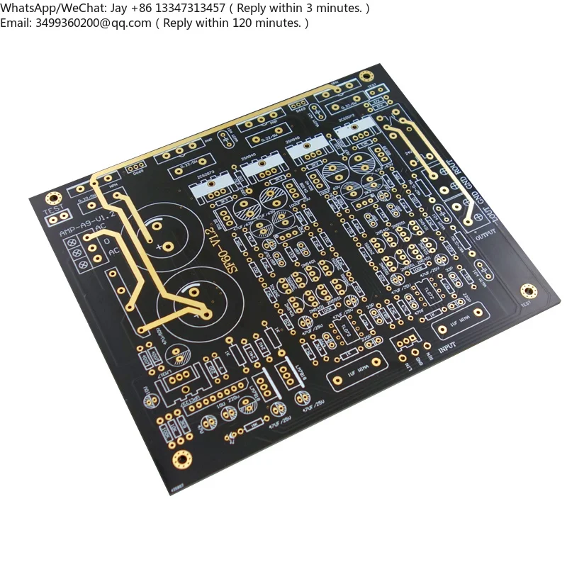 Фото Завод BRZHIFI предлагает комплект усилителя мощности M4 Reference British Sugden SF60, плата усилителя 150Вт*2, печатная плата 153*128 мм. №1