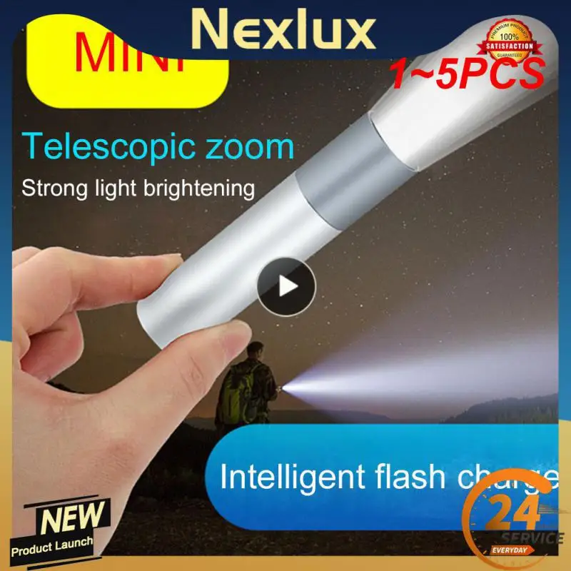

Фонарик светодиодный Аккумуляторный с зарядкой от USB, 1-5 шт.