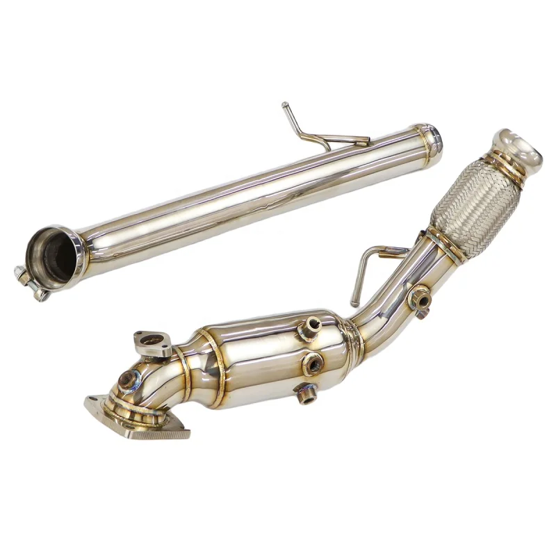 Выхлопная труба для Jeep Wrangler Rubicon JL 2 0 T 2018 выхлопная из нержавеющей стали с высоким