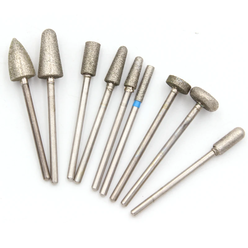 

1pcs Diamond Rotary Milling Cutter Nail Drill Bit Electric Manicure Files For Pedicure Machine Cuticle Clean Tools Accessories