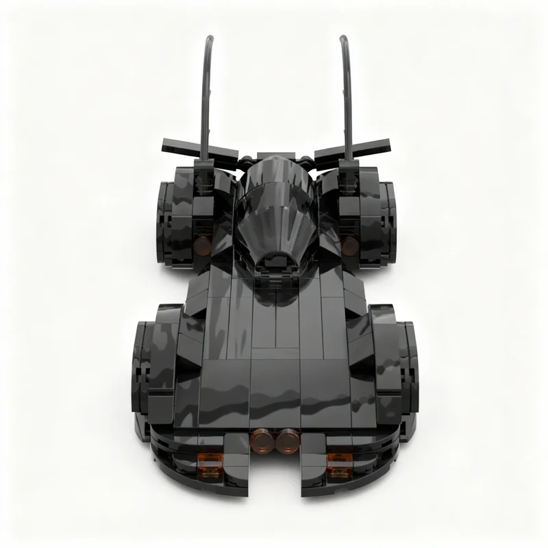 325 деталей MOC Super Heroes DCD Бэтмобиль Бэтмена: Легендарный Темный рыцарь, конструктор, игрушка для сборки, подарок на Рождество (art.: 3920d7ea02604) - 3920d7ea02604