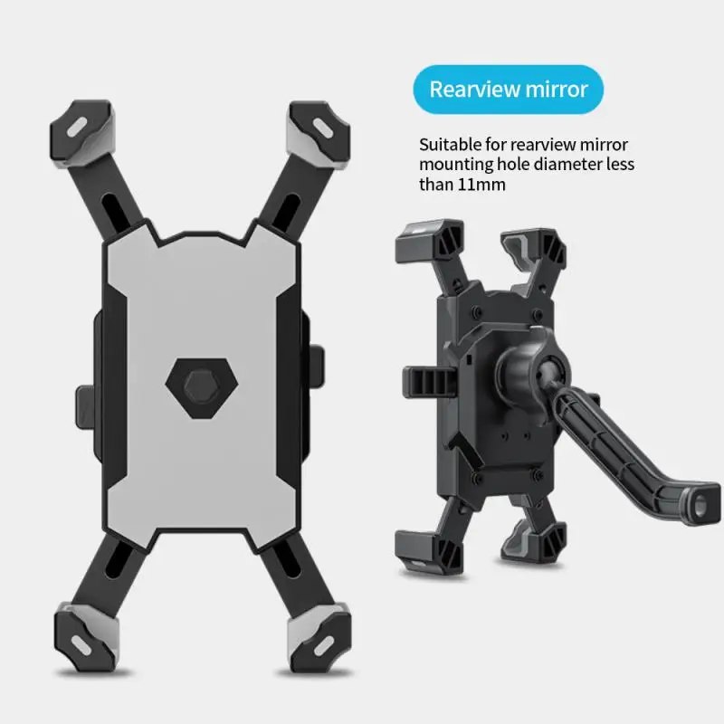 

Universal Motorcycle Bike Bicycle Handlebar Mount Holder for Cell Phone GPS Stand Mechanical Holder for iPhone 11 Support