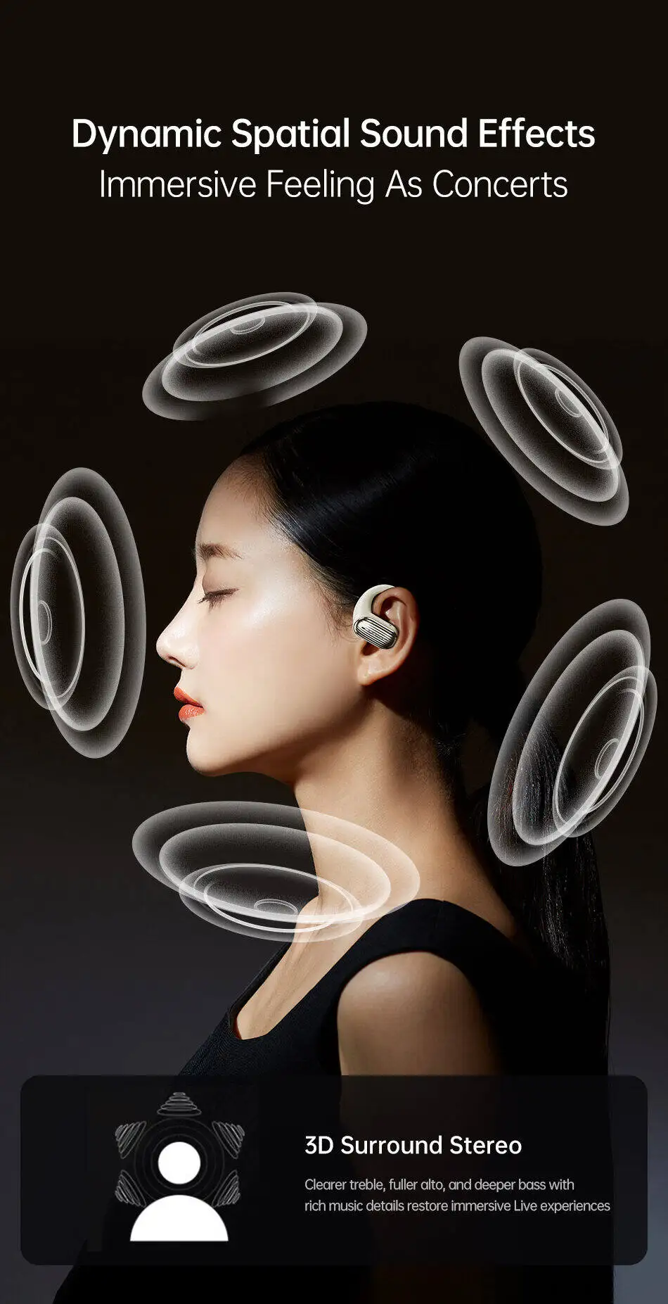 Беспроводные водонепроницаемые наушники Awei T95 с зарядным устройством 300 мАч