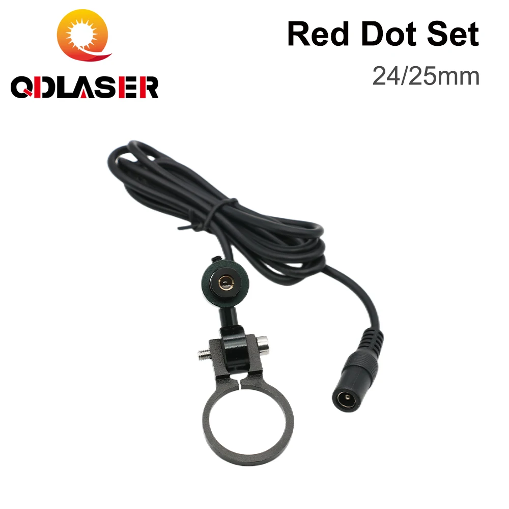 

QDLASER Diode Module Red Dot Set Positioning DC 5V for DIY Co2 Laser Engraving Cutting Head