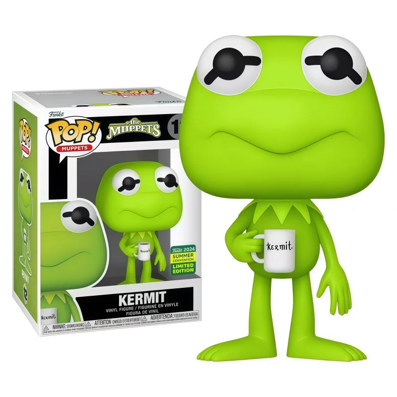 Фото Коллекционная виниловая фигурка Funko Pop The Muppets Kermit The Frog, лимитированная серия к летней конвенции 2024 года, декор для комнаты, подарок для фанатов №3
