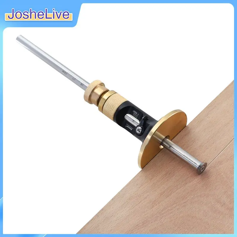 

Wheel Marking Gauge Woodworking Marker Scribe European Aluminum Alloy Woodworking Scribe Ruler Drawing Tool Woodworking Tool