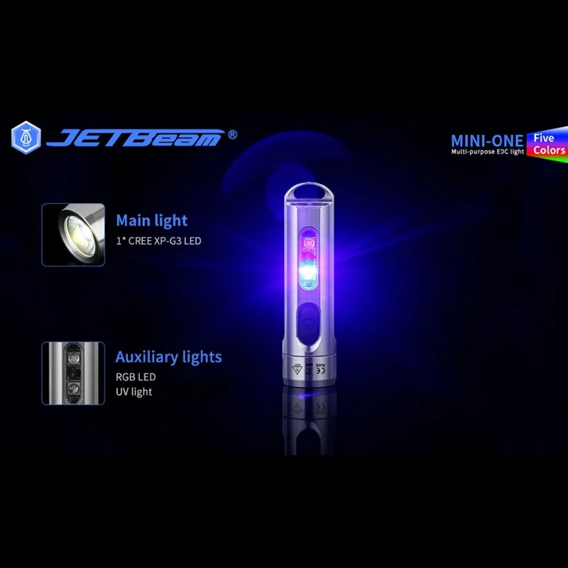 Мини-брелок JETbeam с подсветильник кой от USB 500 лм |