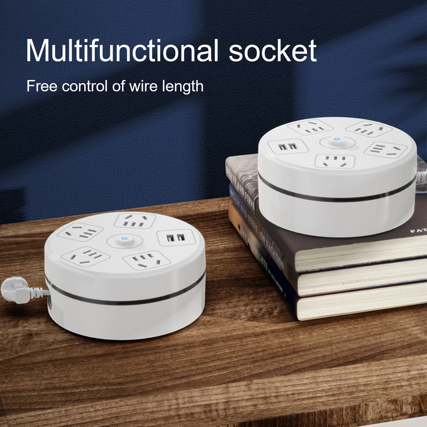 

Desk Power Grommet Outlet with USB, Multifunctional Power Strip Receptacle Outlet