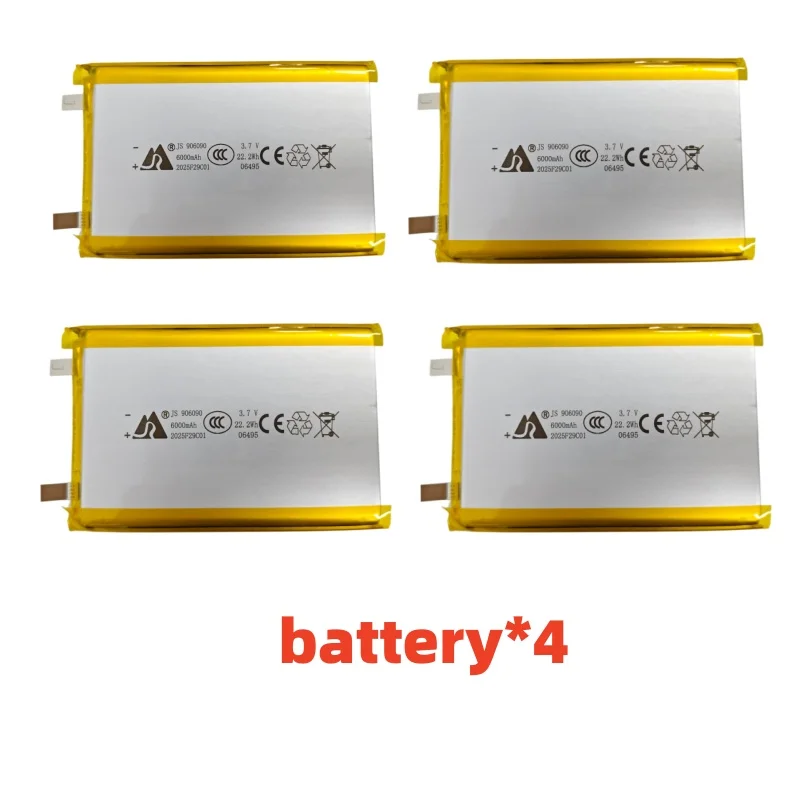 Фото Уличная высокомощная Bluetooth-колонка с литиевой батареей 3.7V 6000mAh 906090 22.2Hh, мягкий корпус, полная емкость №4
