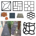 Форма для садового дорожного покрытия, многоразовые формы для самостоятельного нанесения брусчатки, цемента, кирпича, дороги, бетона, для самостоятельного украшения сада