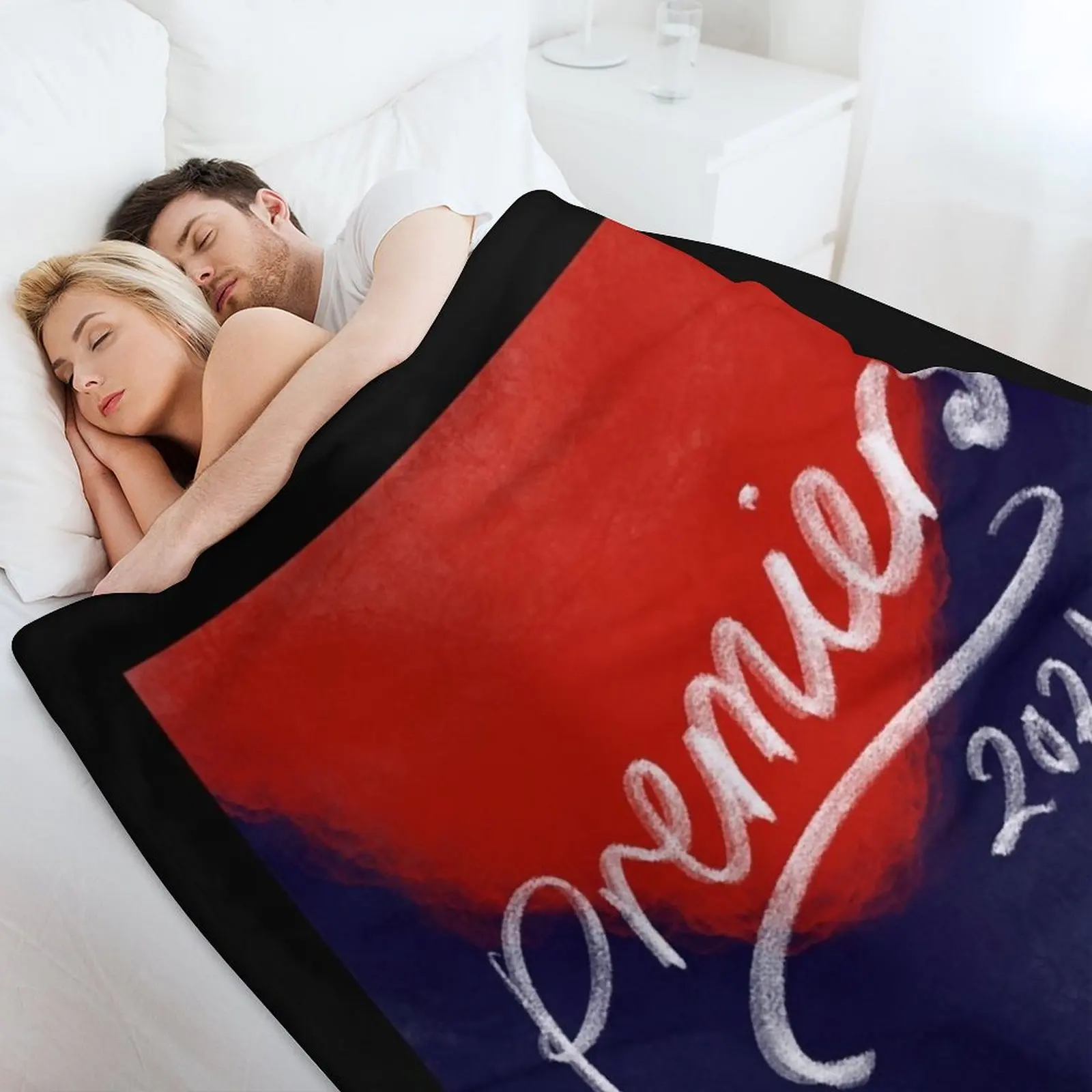 Новое классическое футболка Melbourne Demons Dees Premiers 2021 одеяло для дивана утяжеленный