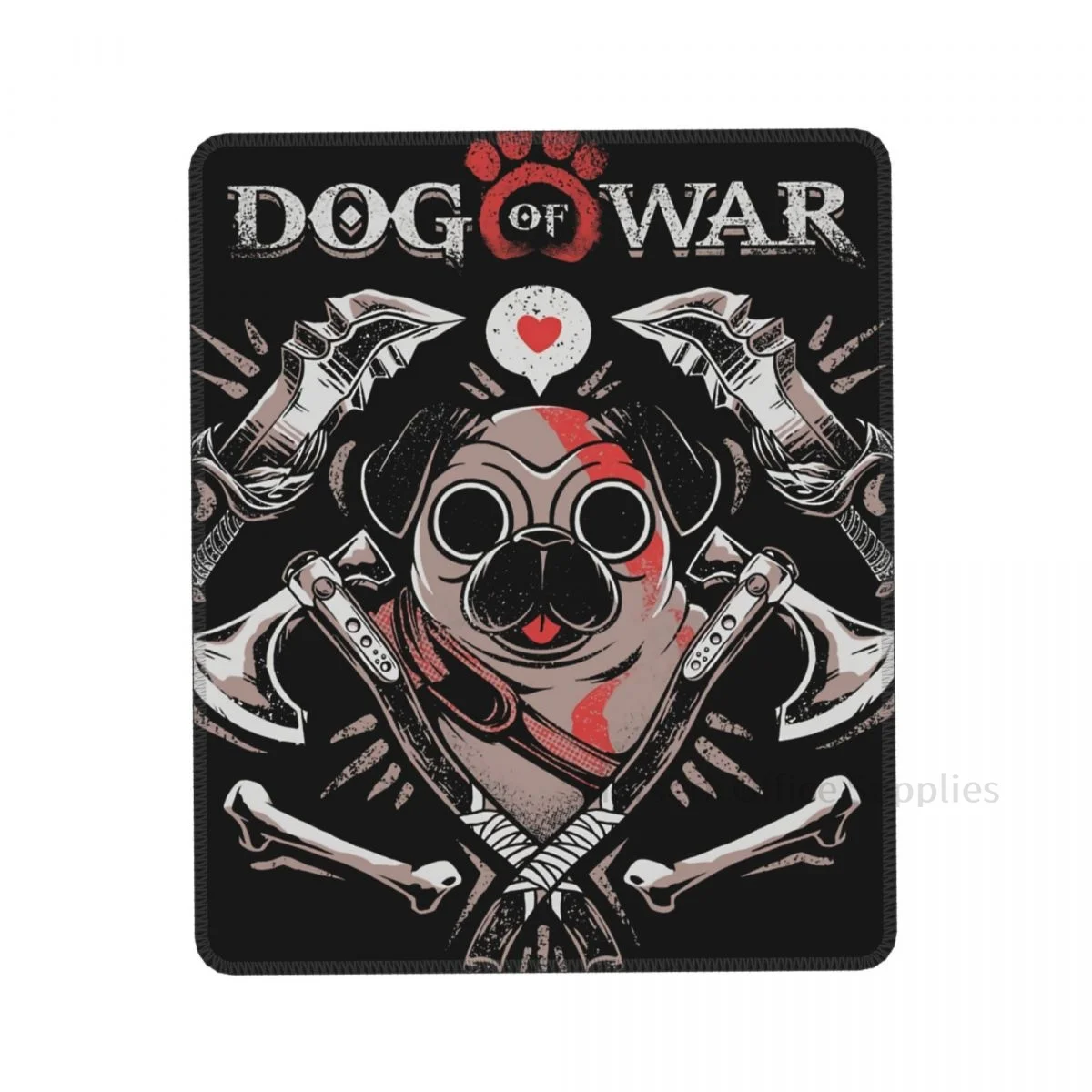 

Коврик для мыши в стиле ретро, резиновый нескользящий стираемый компьютерный геймерский коврик для клавиатуры, собаки