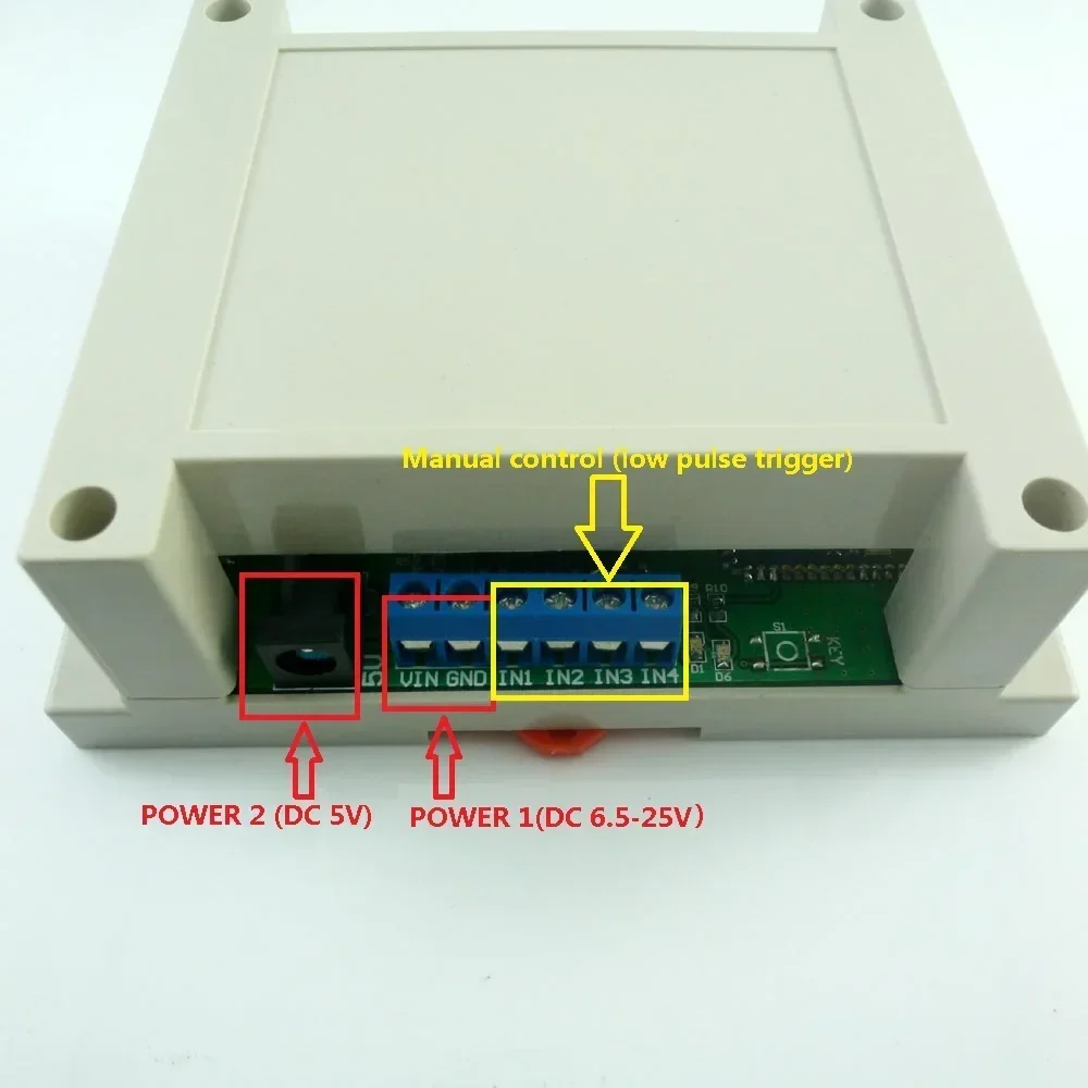 DC 5 В 12 24 4CH Bluetooth-совместимое реле 2 4G RF беспроводной пульт дистанционного