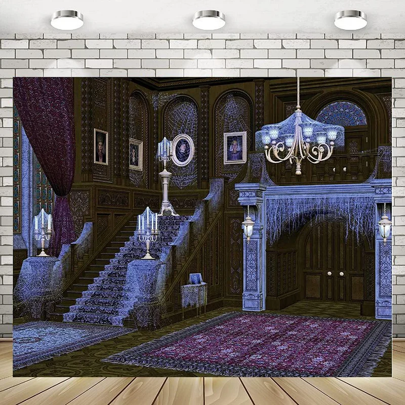 

Задний фон для фотосъемки в стиле ретро с привидениями на Хэллоуин