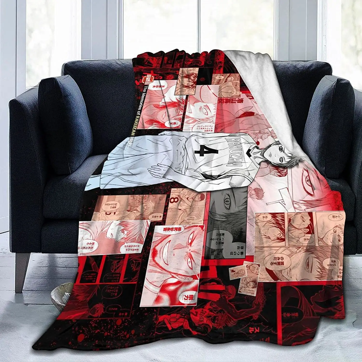 

Akashi Seijuro Fluffy Soft and Comfortable Blanket, Anime Warm Embrace of Sympathy
