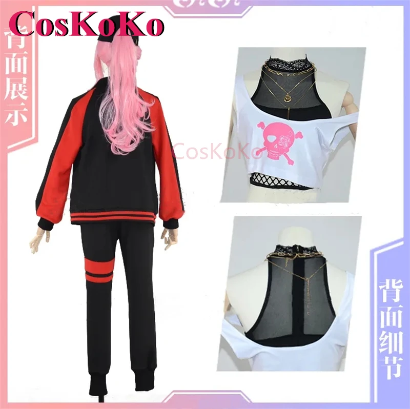 CosKoKo Mori Calliope Косплей Аниме VTuber Hololive Костюм Calli Sweet Lovely Новая Униформа Хэллоуин