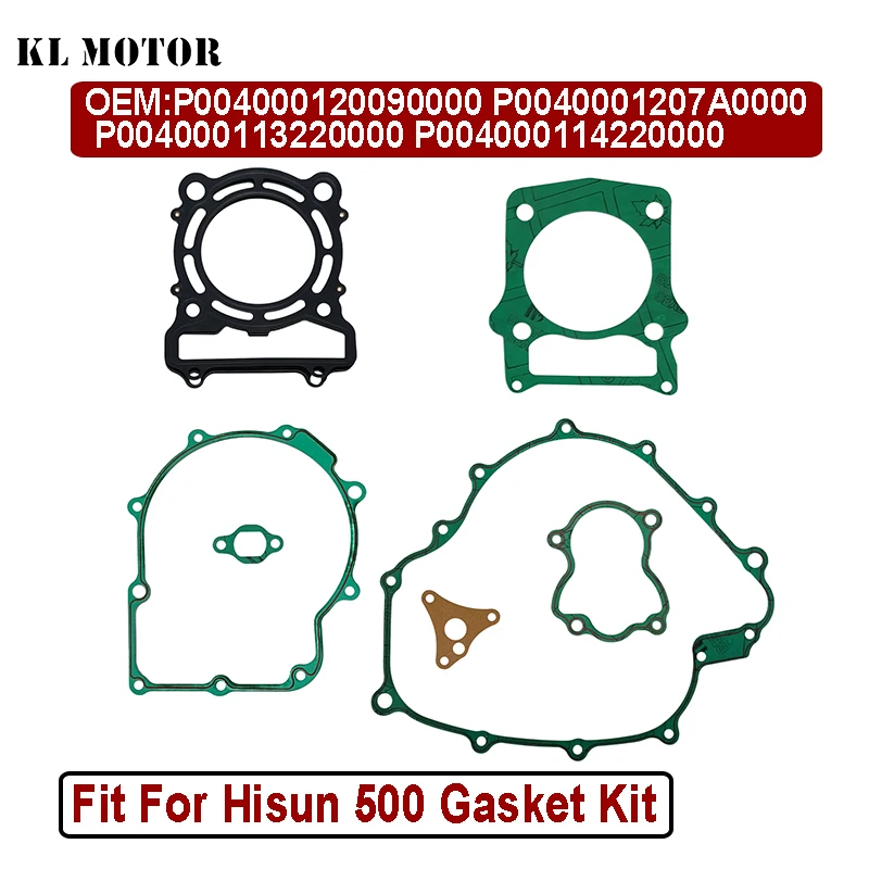 Комплект прокладок двигателя для Hisun HS 500UTV HS500ATV 500 ATV Quad Massimo Bennche