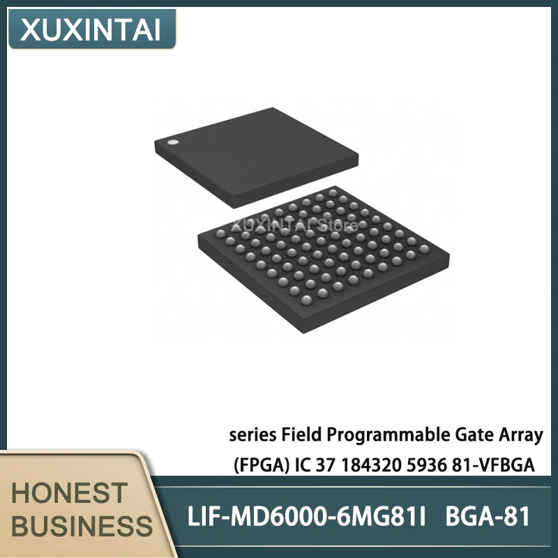 

5Pcs/Lot LIF-MD6000-6MG81I LIF-MD6000 series Field Programmable Gate Array (FPGA) IC 37 184320 5936 81-VFBGA