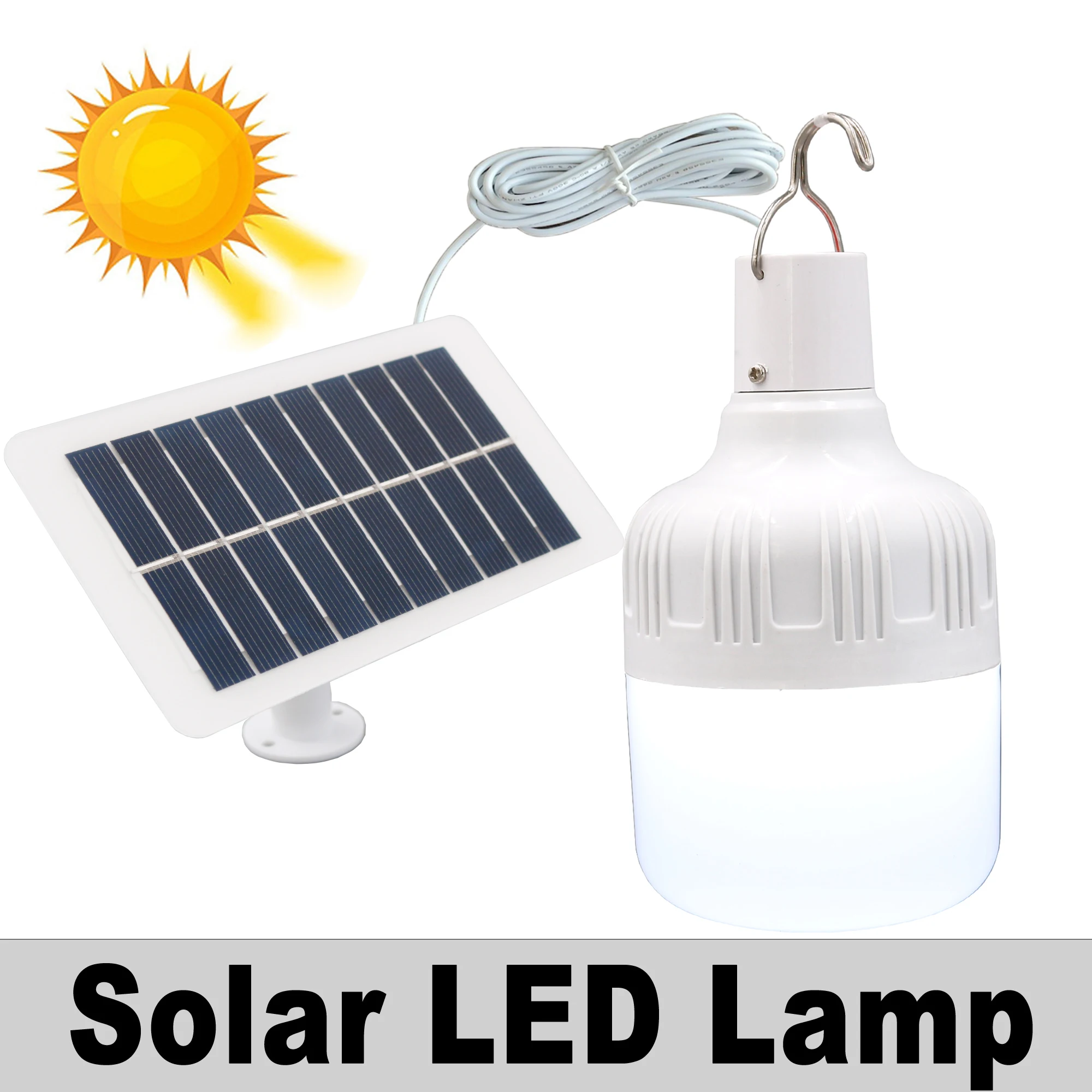 

Solar Lamp Street Lights Outdoor With 3 Mode Security Lighting Garden Patio Path Yard Rechargeable