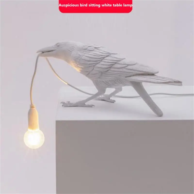 

Bedroom Bedside Animal Shape Wall Lamp Decoration Auspicious Bird Bird Shape Decorative Nightlight Personality Creative Resin