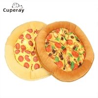 pet toy dog sniffing sound paper toy pizza shape strong resistant to bite and molar interactive training plush sounding toy