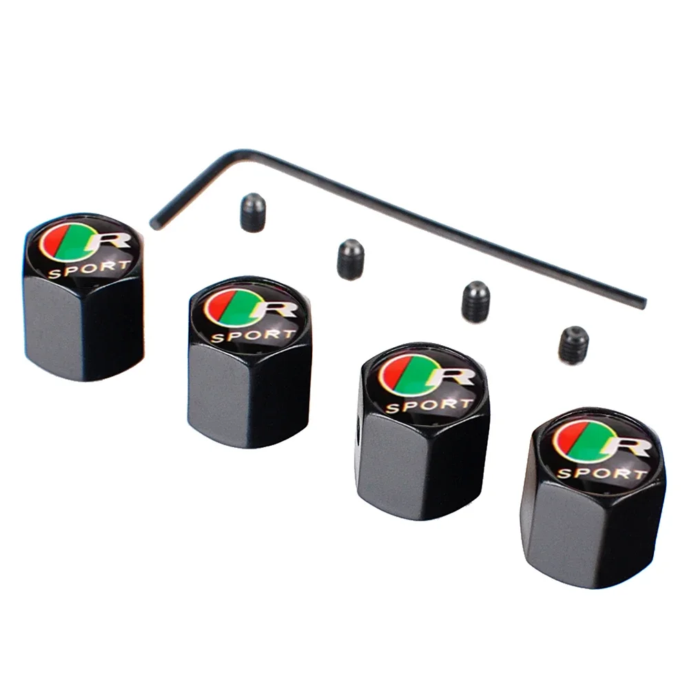 4 шт., колпачки для стержней клапанов автомобильных колес из сплава для Jaguar X-type E-PACE F-pace XE S-type Xf Xk8 XKR XJ-S Xj-6, автомобильные аксессуары