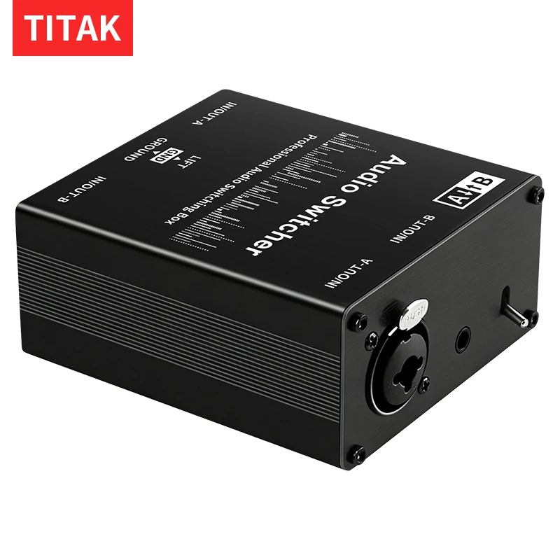 Фото Аудио-переключатель сигналов HIFI XLR 3.5 мм, 2 входа 1 выход и 1 вход 2 выхода для микшера, декодера, усилителя, активных колонок №2