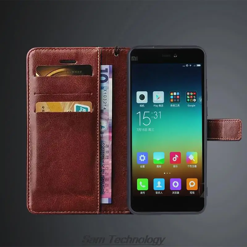 Чехол-книжка с отделением для карт Xiaomi Mi 4c 4i / Mi4C Mi4i