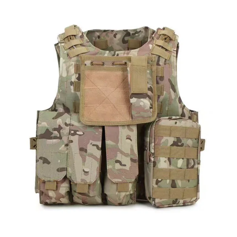 

Outdoors Military Gear Camouflage Tactical Vest Molle Combat Assault Plate Carrier Armor Lightweight multi-function Hunting Vest