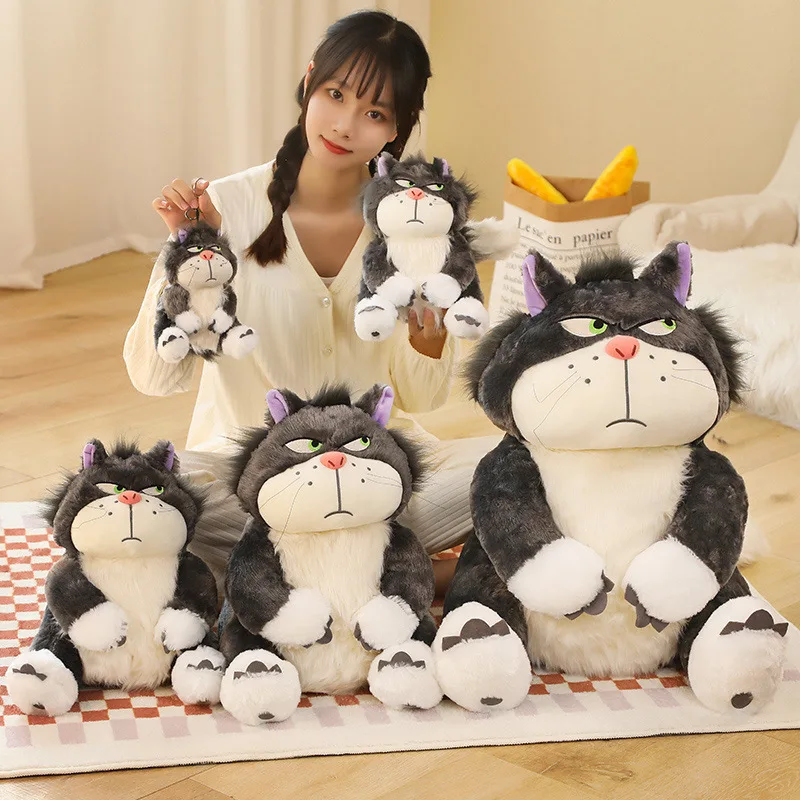 Люцифер кошка кукла подушка аниме периферийная милые мягкие детские игрушки