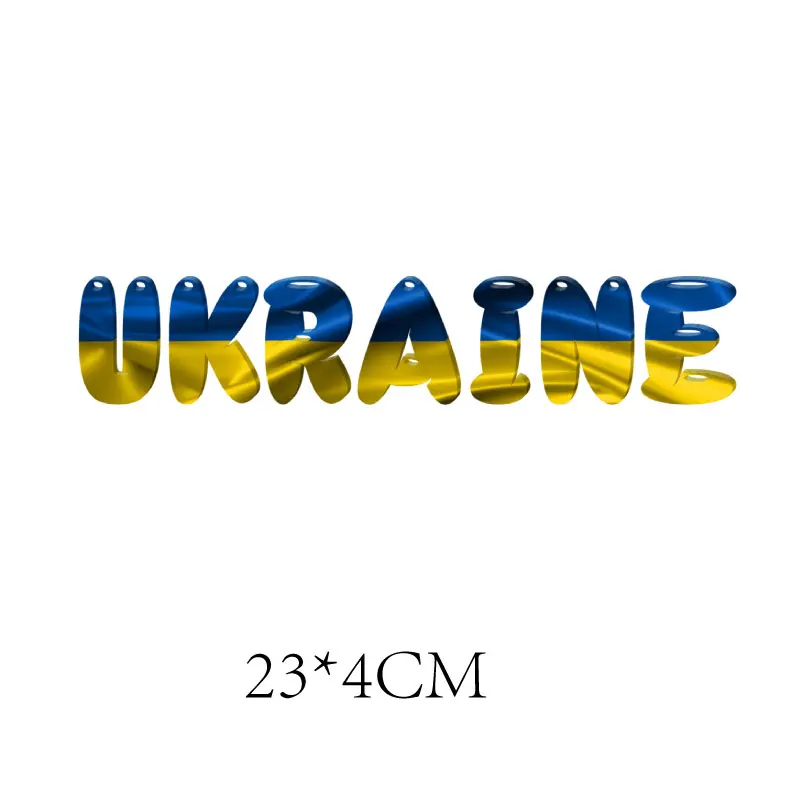 

Clothing Thermoadhesive Patches Ukraine Letters Flag Iron-on Transfers for Clothing Thermal Stickers on Clothes T Shirt Applique