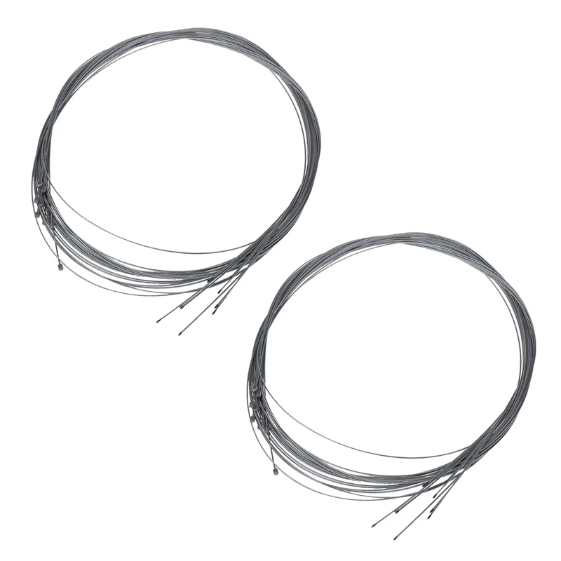 

20 Pcs Shifter Shift Cable Bowden Bike Racer 190Cmx1.2Mm Silver