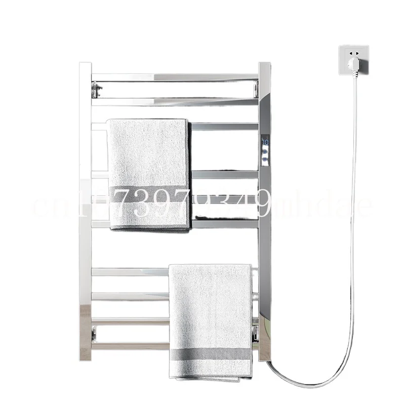 

Electric Towel Warmer Chrome Color,Electric Towel Rail,Hidden Wire,Electric Towel Rack,Towel Warmer Temperature Time Control