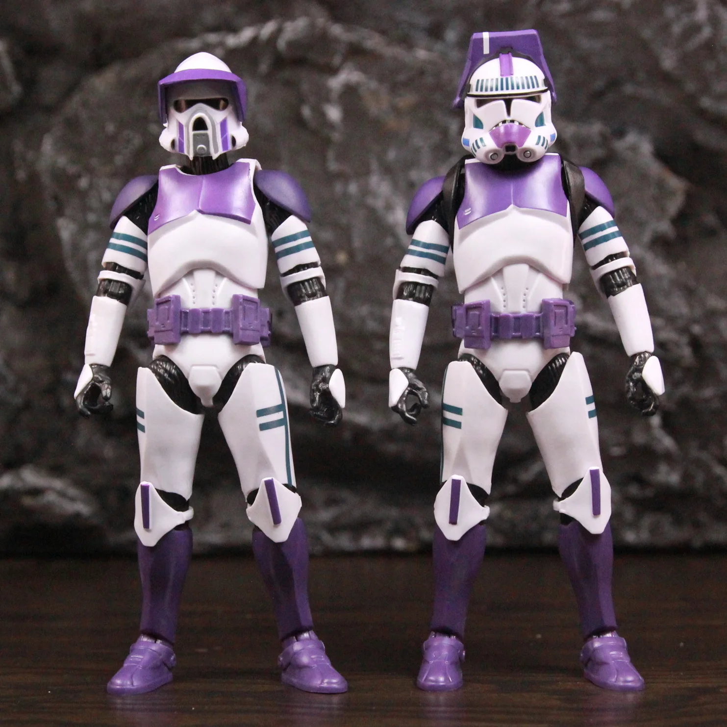 Фото Новое тело 187-го легиона Фиолетовая фаза II P2 ARF Trooper Commander Scout 6 дюймов Фигурка Mace Windu Republic Grand Army Clone Toys №5