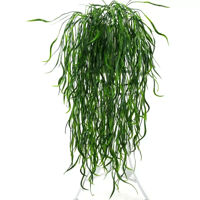 

Plant Vines Wall Hanging Simulation Rattan Leaves Branches Green Plant Ivy Leaf Home Wedding Decoration Plant-Fall
