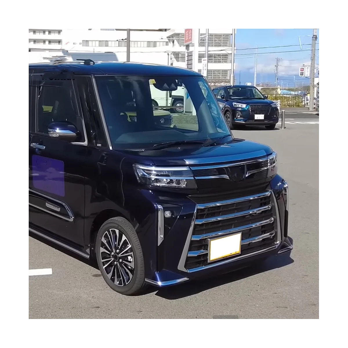 Угловая крышка переднего бампера автомобиля обшивка для Daihatsu Para Custom LA650S LA660S 2023