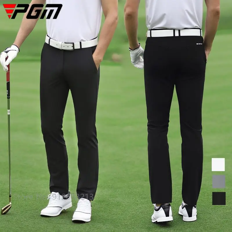 

PGM Men's Breathable Golf Pants Quick-drying Golf Long Trousers Leisure Elastic Sports Sweatpants Soft Long Trouser Size XXS-3XL