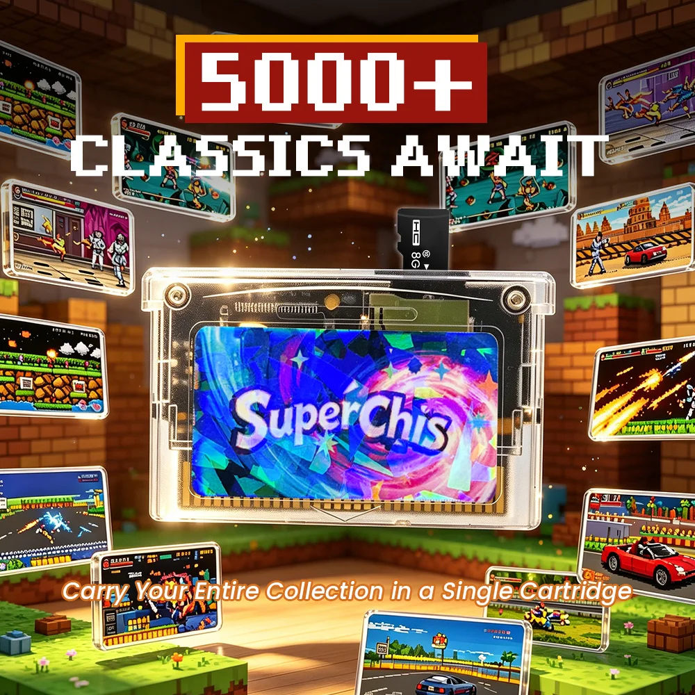 Фото Новый считыватель игровых карт SuperChis Prime GBA от SuperFW V2.0 с прошивкой FlashCard для GBA/GBA SP/NDS/GB Player, модуль SDRAM NOR Flash №3