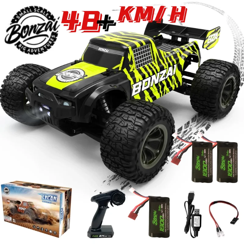 Sturdy BONZAI Lycan 1/12 RC Monster Truck Tuggy RTR 48KM+/H High Speed 4WD Off Road 550 Motor 50A ESC RC Hobby adults child Gift